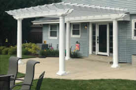 Pre Designed Fiberglass Pergola Round